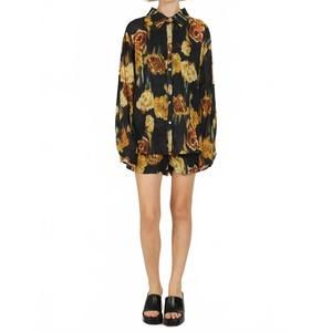 NEW BEULAHSTYLE suri abstract floral shirt and shorts set in navy